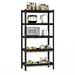 large bakers rack with storage